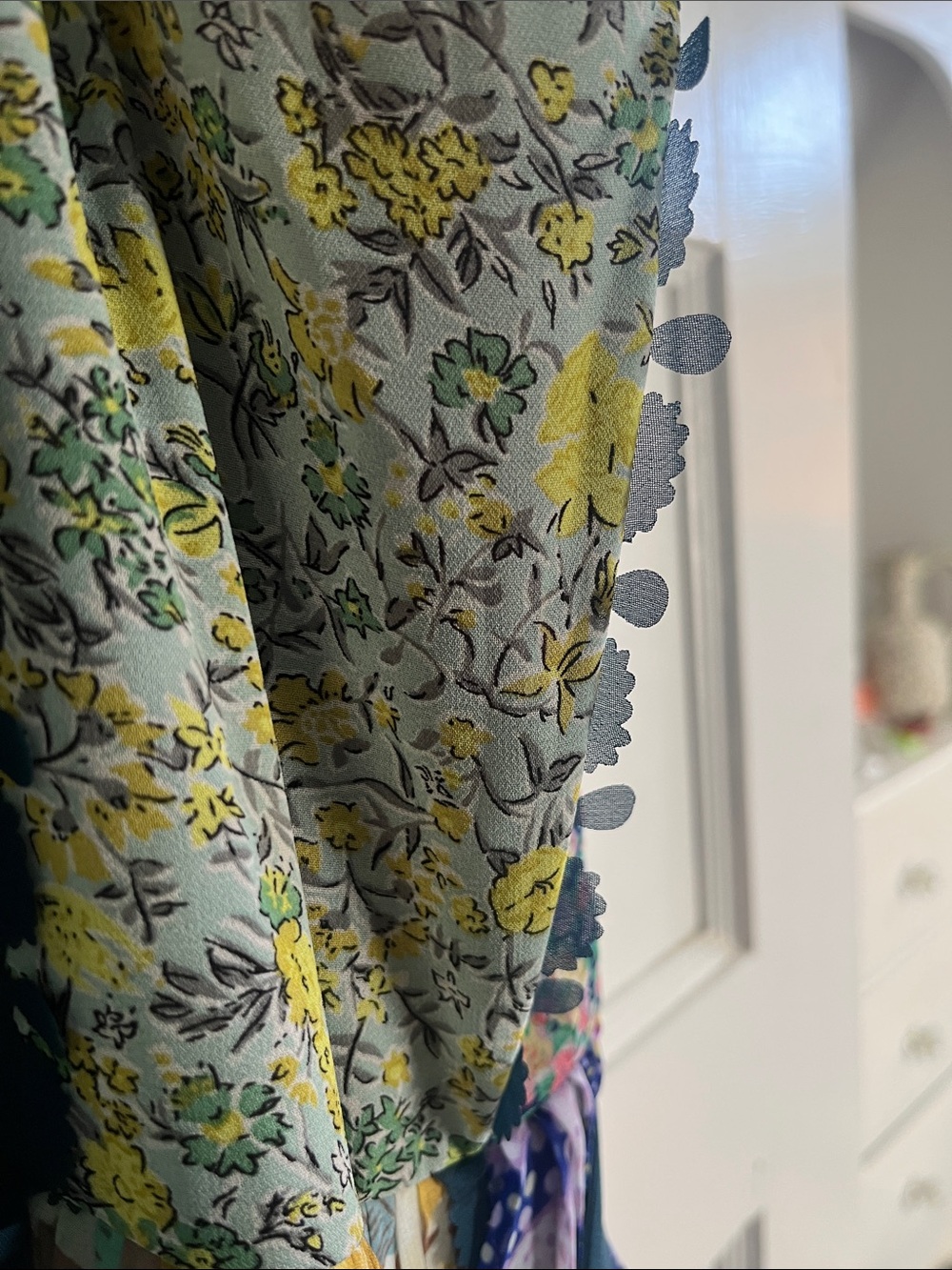 Anthropologie Byron Lars Wilderflora Patchwork Maxi Dress 6 - Picture 10 of 12
